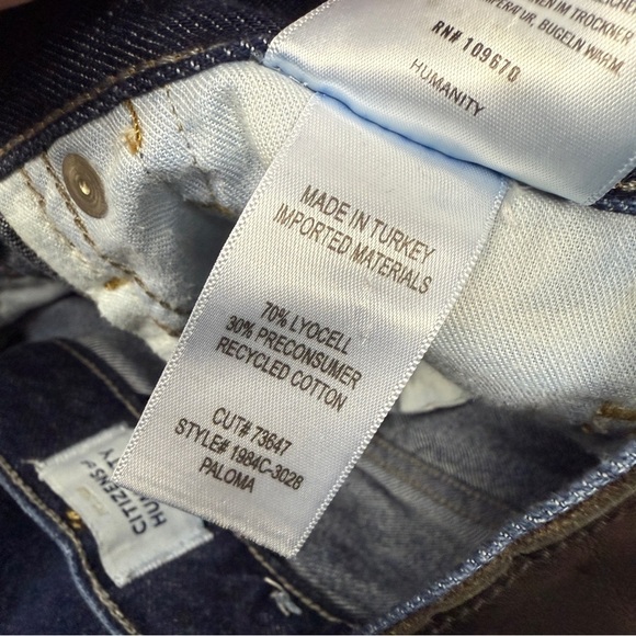 Anthropologie Citizens of Humanity Paloma Gamut Dark Soft Baggy Relaxed Jeans - Picture 9 of 9